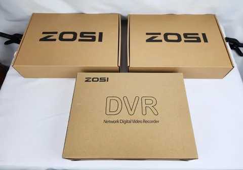 ZOSI Network Digital Recorder 1AR-08AN10 w/ 8 Pack 1080P Bullet Security Cameras