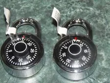 2 - 2" -  COMBINATION LOCKS  3 # LOCK (LLB-9)