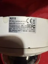 ACTi A818 6MP Outdoor IP/Network Dome Security Camera PoE Wired MicroSD White
