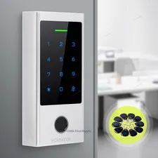HOMSECUR Smart Access System With 10pcs Keyfob Standalone Door Lock Gate Control