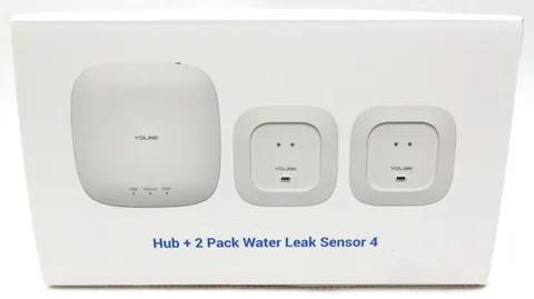 YOLINK SMART HOME HUB & 2 WATER LEAK SENSOR 4 SET, NEW IN OPEN BOX