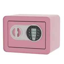 OUSURO Small Safe Box - Home Safe for Money Jewelry Documents, Solid Lock Box...