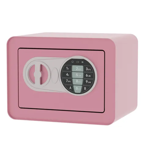 OUSURO Small Safe Box - Home Safe for Money Jewelry Documents, Solid Lock Box...