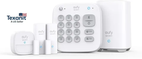 Eufy Security 5-Piece Home Alarm Kit, Home Security System, Keypad, Motion Senso