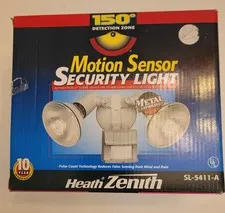 HEATH ZENITH MOTION SENSOR LIGHT CONTROL SL-5411 150 Detection Zone 