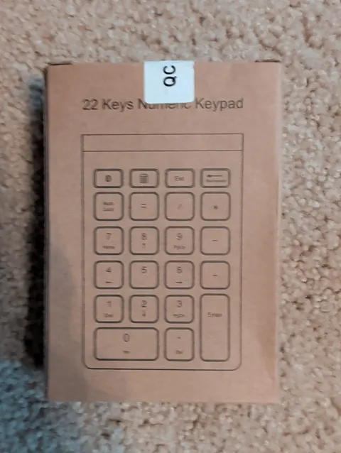 22 Keys Numeric Keypad  For laptop- New