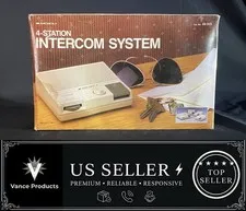 ARCHER 43-223A 4-STATION WIRED INTERCOM VINTAGE 1986 RADIO SHACK NEW OPEN BOX