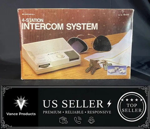 ARCHER 43-223A 4-STATION WIRED INTERCOM VINTAGE 1986 RADIO SHACK NEW OPEN BOX