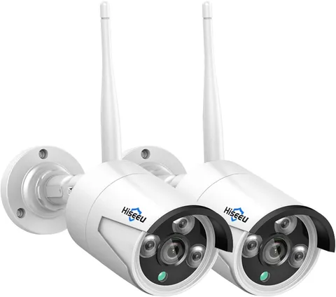 5MP Outdoor Wireless Security Camera 2-Pack, Waterproof, IR Cut Vision