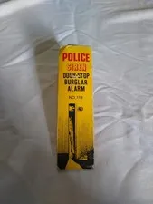 Police Siren Door Stop Bugler Alarm Travel Alarm Excellent Working Condition