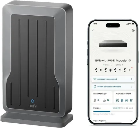NVR Wi‑Fi Module, Only for  Poe NVR System, Supports up to 16  Wi-Fi Cameras, Vi