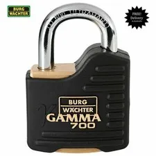 Burg Wachter GAMMA 700 55mm Padlock -Free Postage In Australia
