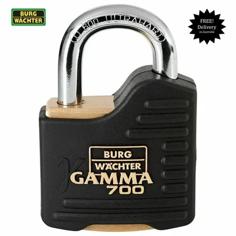 Burg Wachter GAMMA 700 55mm Padlock -Free Postage In Australia