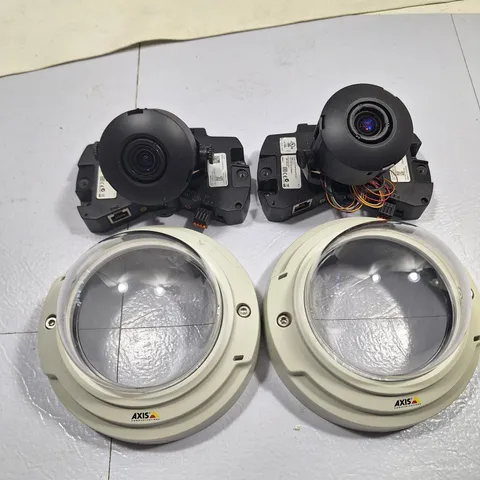 (2) AXIS P3346 Network IP POE Megapixel Security Surveillance Cam Camera