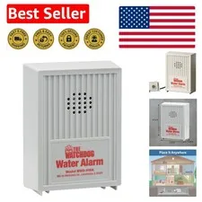 Battery-Powered Water Alarm with Detachable Sensor - Peace of Mind Solution