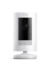 Ring Stick Up Cam Outdoor Wireless HD White Security Camera Motion Detection