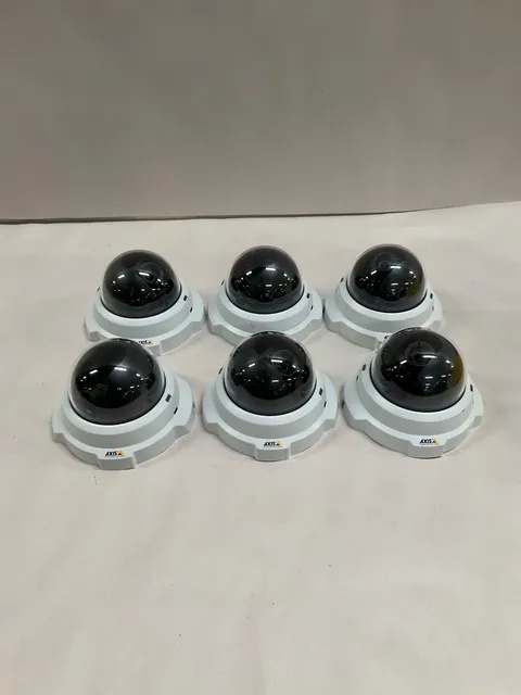 (LOT OF 6) Axis Communications M3204 Network Surveillance Cameras