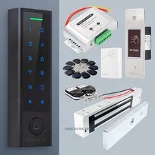 HOMSECUR 600ibs Magnetic Door Lock Access Control System Set App PIN RFID Unlock