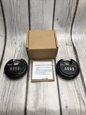 Combination Disc Padlocks for Outdoor - Heavy Duty 4 Digit Code Lock, Combo Disc