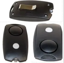 4 N 1 Mini PERSONAL ALARM LED Security Flashlight Belt Clip Key Chain 120db BLK