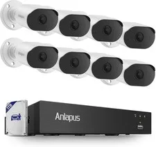 8-Channel 4K Wired Outdoor CCTV Security System