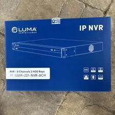 Luma Surveillance 8-Channel NVR Syetem (LUM-221-NVR-8CH) | Black