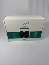 Arlo Essential 2K Outdoor Security Camera System (2-Pack) VMC3080