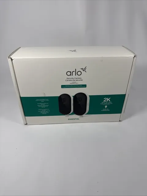 Arlo Essential 2K Outdoor Security Camera System (2-Pack) VMC3080