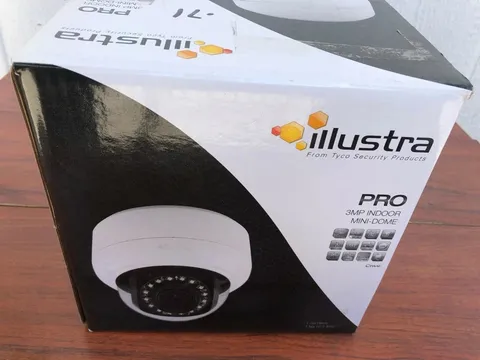 New American Dynamics IPS03D3ICWIT Illustra Pro 3MP IR Mini Dome, 9-22 mm, Indoo
