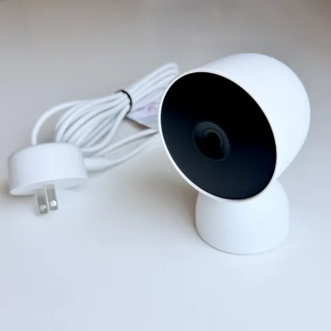 Google Nest Security Cam Indoor 1080p Wired GJQ9T (White Snow) 2nd Gen