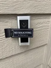 Weatherproof Metal Doorbell Flip Cover With 3 Interchangeable Privacy Panels New