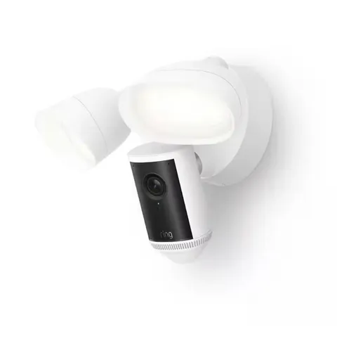 Ring Floodlight Cam Pro Wired 2nd Gen Retinal 4K White NEW