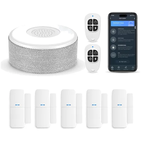 Smart WiFi Door Alarm System | DIY Wireless Kit, 120dB Alarm