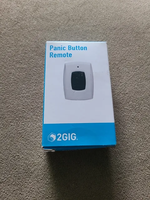 2gig PANIC1 Panic Button Remote ETL Listed White 2GIG-PANIC1-345