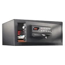 SENTRY SAFE HL100ES Security Safe,1.1 cu. ft.,31lb.,Black 45DP81