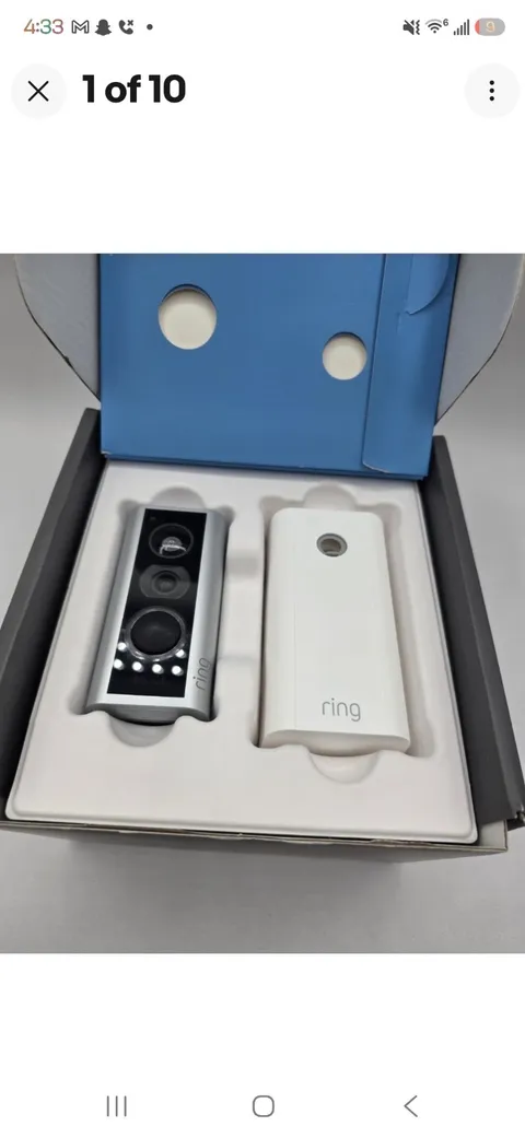 Ring Door View Peephole Camera Doorbell  Battery Operated *One Side Only As Seen