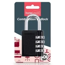 4 Digit Combination Padlock Heavy Duty Waterproof Outdoor Gym Locker Luggage