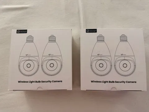 TKENPRO LIGHT BULB SECURITY CAMERA - NEW/UNOPENED (2Boxes, 4 Bulbs)