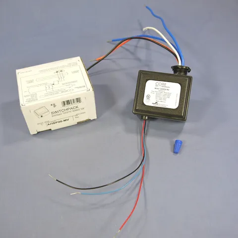 Occupancy Motion Sensor Switchpack Power Pack Supply 120/277V 15 VDC AHSP20-MV