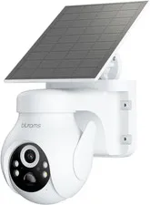 Solar Outdoor Camera Wireless, 360° PTZ Security Cameras Wireless Outdoor with H