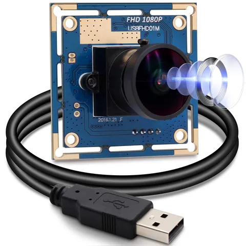 USB Camera Board - 1080P Wide Angle Camera Module with Fisheye Lens, FOV 150 ...