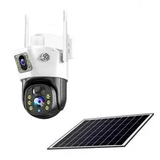 Solar 4K Outdoor Cam – Night Vision, Two‑Way Audio, Solar Panel