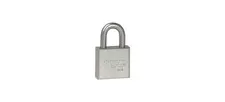 American Lock 2" Wide Solid Steel Padlock, 3/8" Boron Shackle, No Cylinder