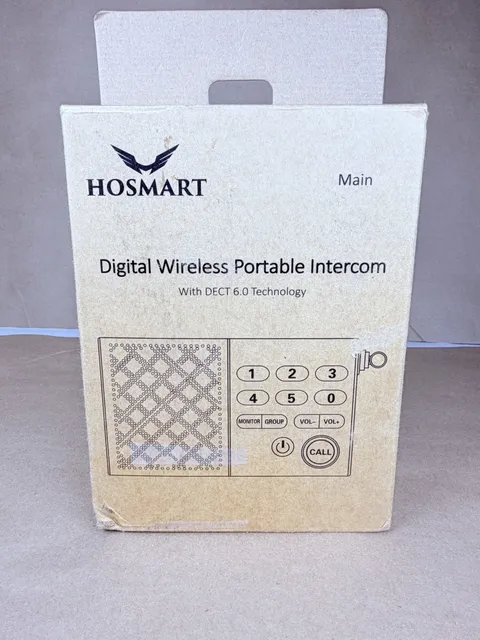 Hosmart HY-616M DECT 6.0 Wireless Intercom Main Master Station Box Adapter