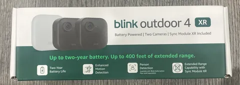 Blink Outdoor 4 XR Two Camera System w/Sync Module New Factory 2 Camera