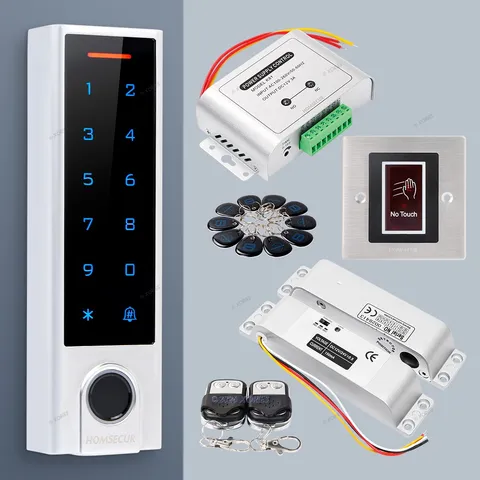 HOMSECUR IP66 APP WIFI RFID Access Control Set Surface Mount Drop Bolt Lock