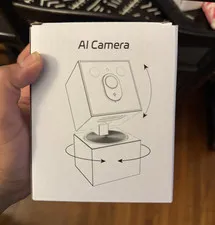AI Camera Wi‑Fi Wireless IP/Network Home Security Camera, White, Color