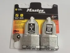 Master Lock Magnum Heavy Duty Outdoor Padlock M5XTLF (2-pack) Security Level 9
