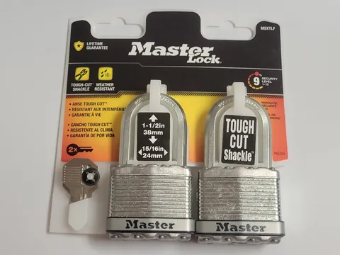 Master Lock Magnum Heavy Duty Outdoor Padlock M5XTLF (2-pack) Security Level 9