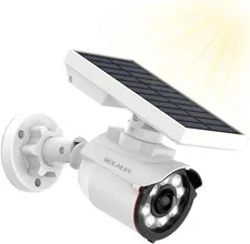Solar Motion Sensor Simulated Cameras Outdoor Wireless Security Floodlight